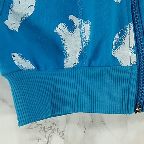 SALE***Blue Polar bear hoodie. Kids   :) - Picture 4 of 5