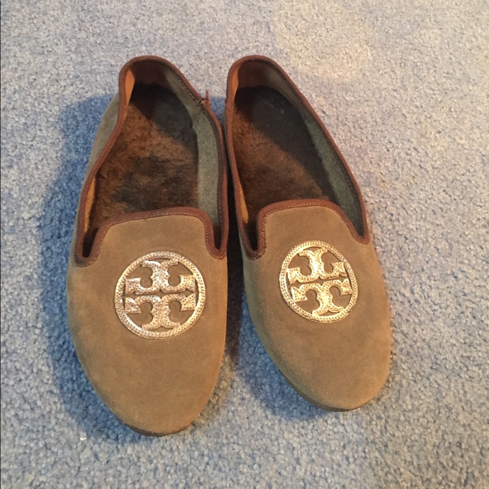 Tory Burch slip on "slippers"