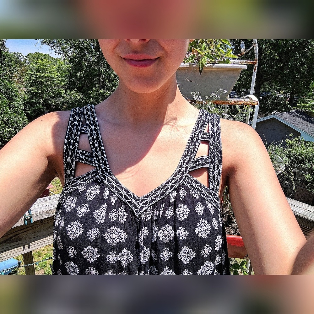 Black babydoll dress