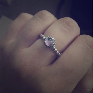 Pandora birthday blooms February ring
