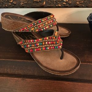 J Renee beaded wedges NWOT!