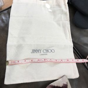Brand new Jimmy  choo London light pink dust bag
