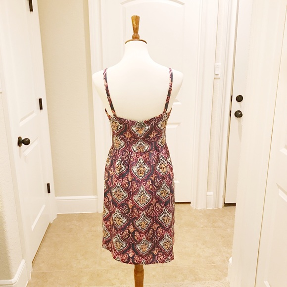 NWOT Paisley print J. Crew slip dress size 8 - Picture 3 of 7