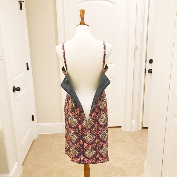 NWOT Paisley print J. Crew slip dress size 8 - Picture 4 of 7