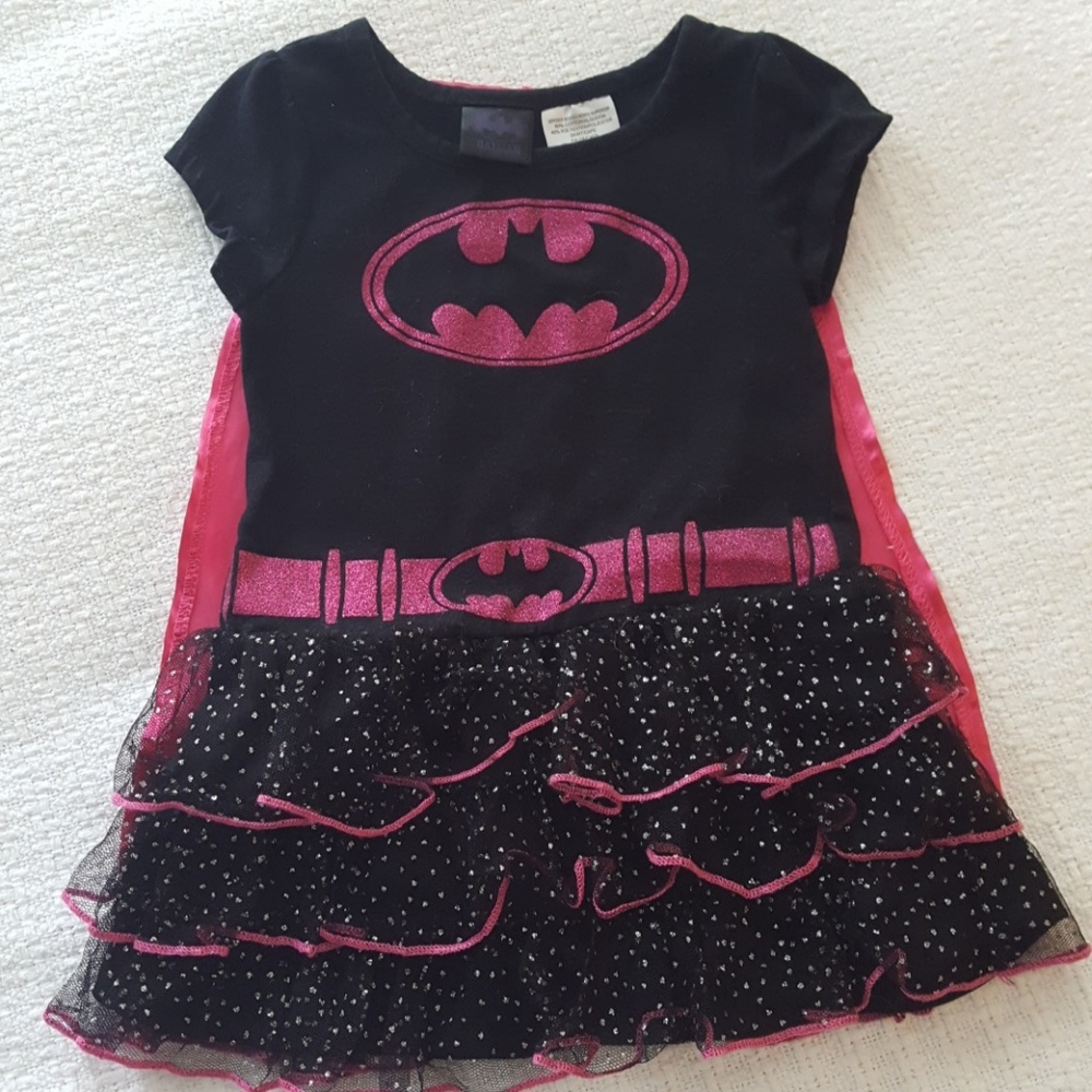 Batgirl costume 2T with cape Halloween