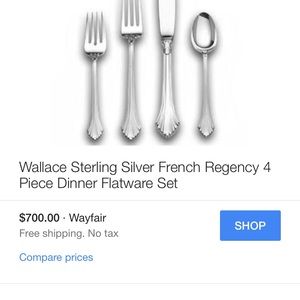 Wallace Sterling Silverware French Regency