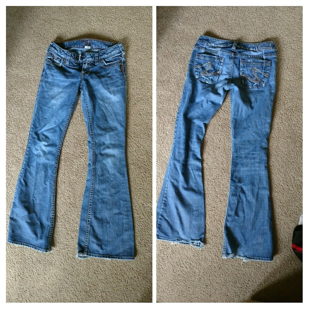 Silver jeans