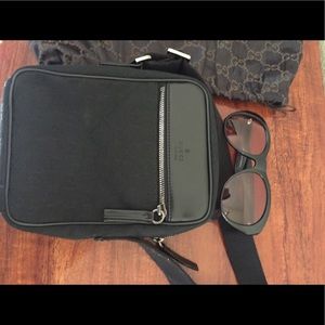 Black Gucci crossbody