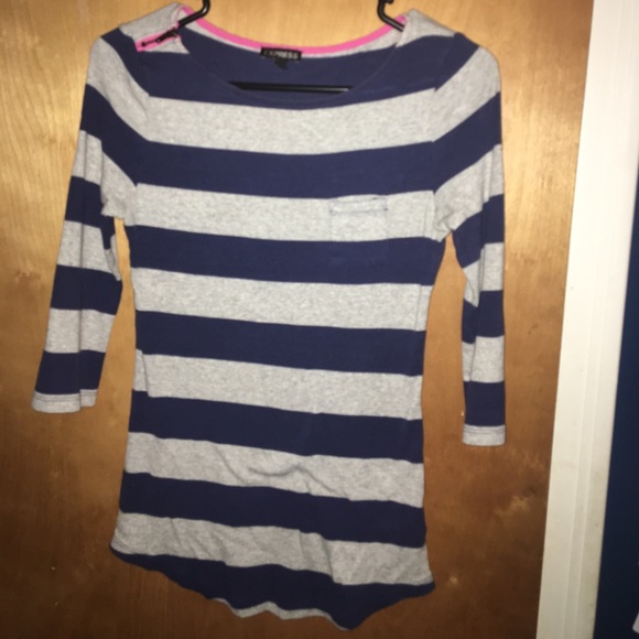 Express striped baseball t size small - Picture 1 of 1