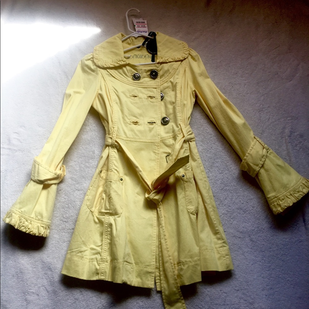 Yellow Trench Coat