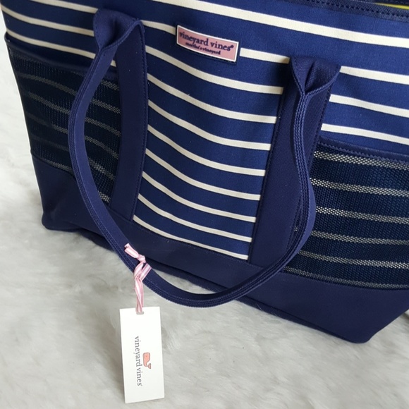 🚫SOLD🚫 VINEYARD VINES NAUTICAL STRIPE BEACH TOTE - Picture 4 of 6