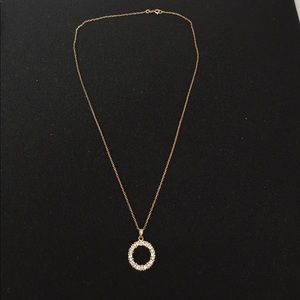 Necklace with gold chain