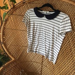 Forever 21 Peter Pan Collar Tee