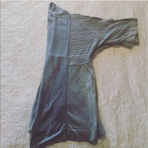 Light grey sweater - perfect over tank in summer