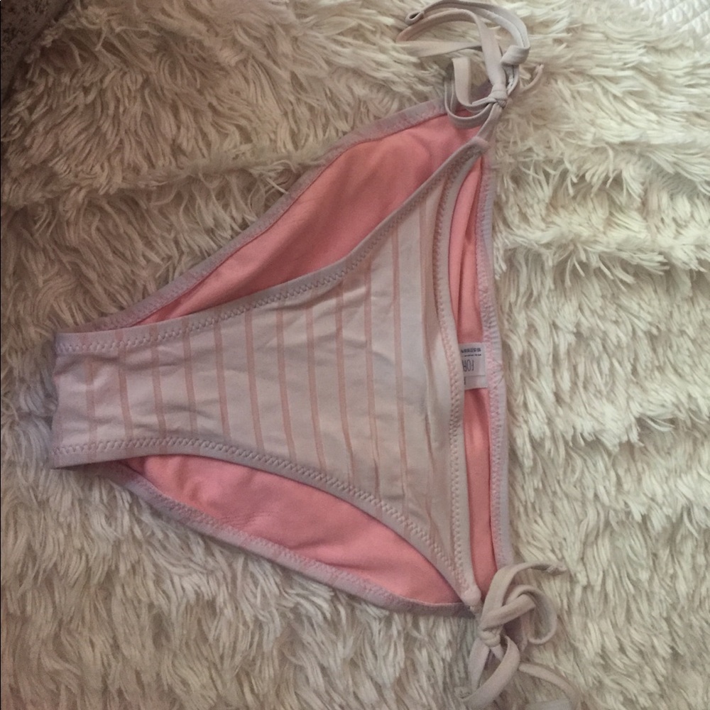 Pink bikini bottoms