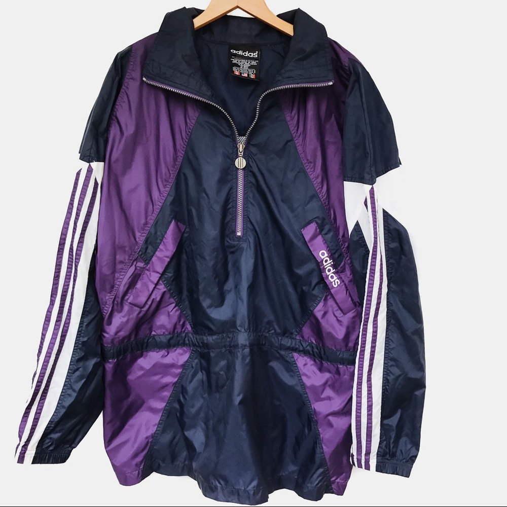 Adidas originals vintage windbreaker retro Jacket