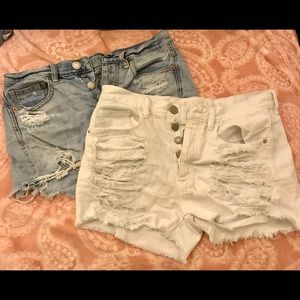 EUC AE Set of 2 high-rise festival shorts