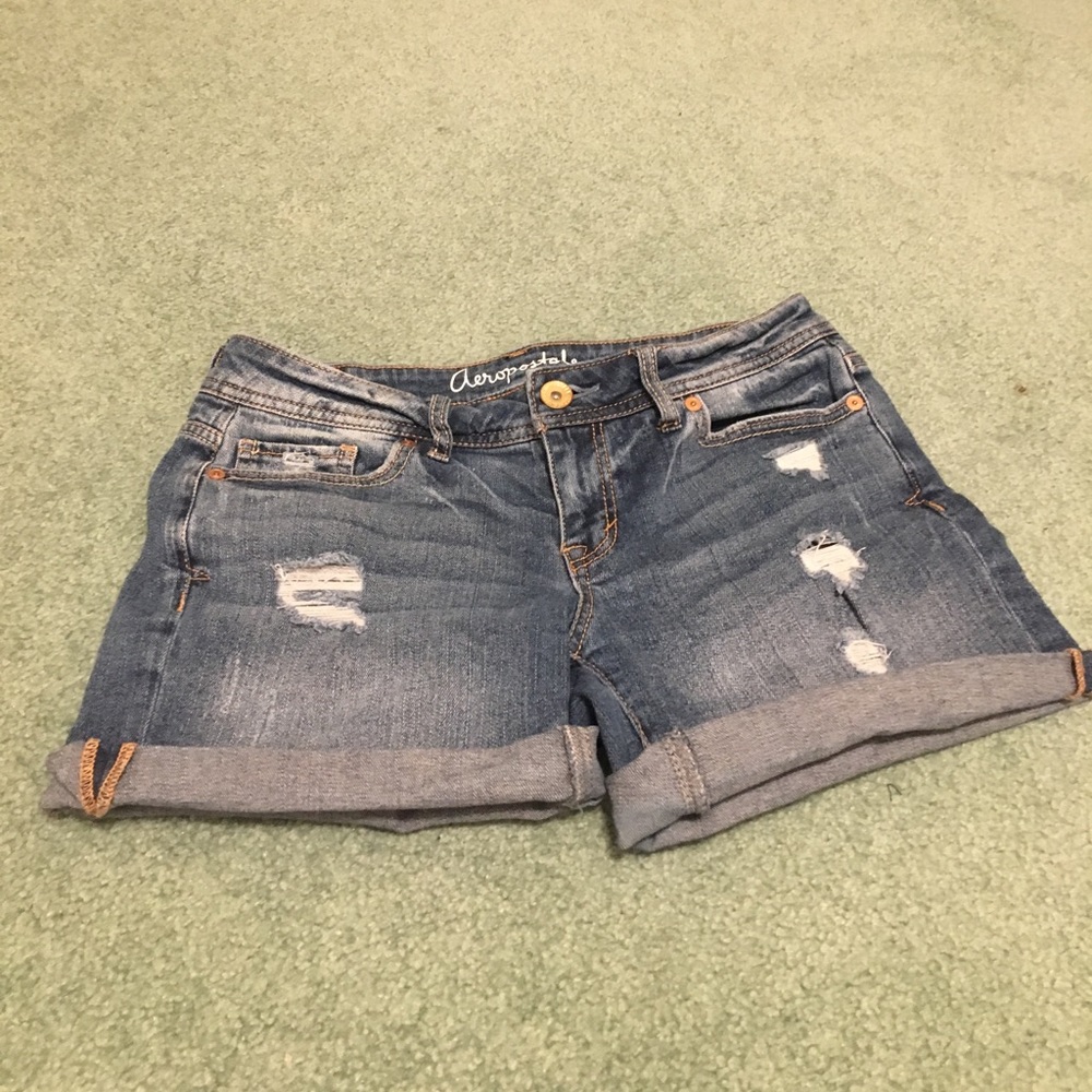 distressed boyfriend shorts