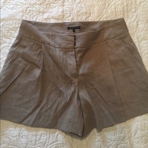 THEORY - worn once. Nude color dress shorts