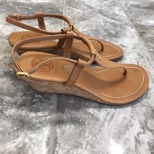 Tory Burch Wedge Sandals size 5"