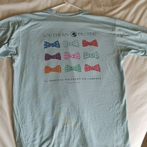 Southern Proper SoPro bow tie lab tee L