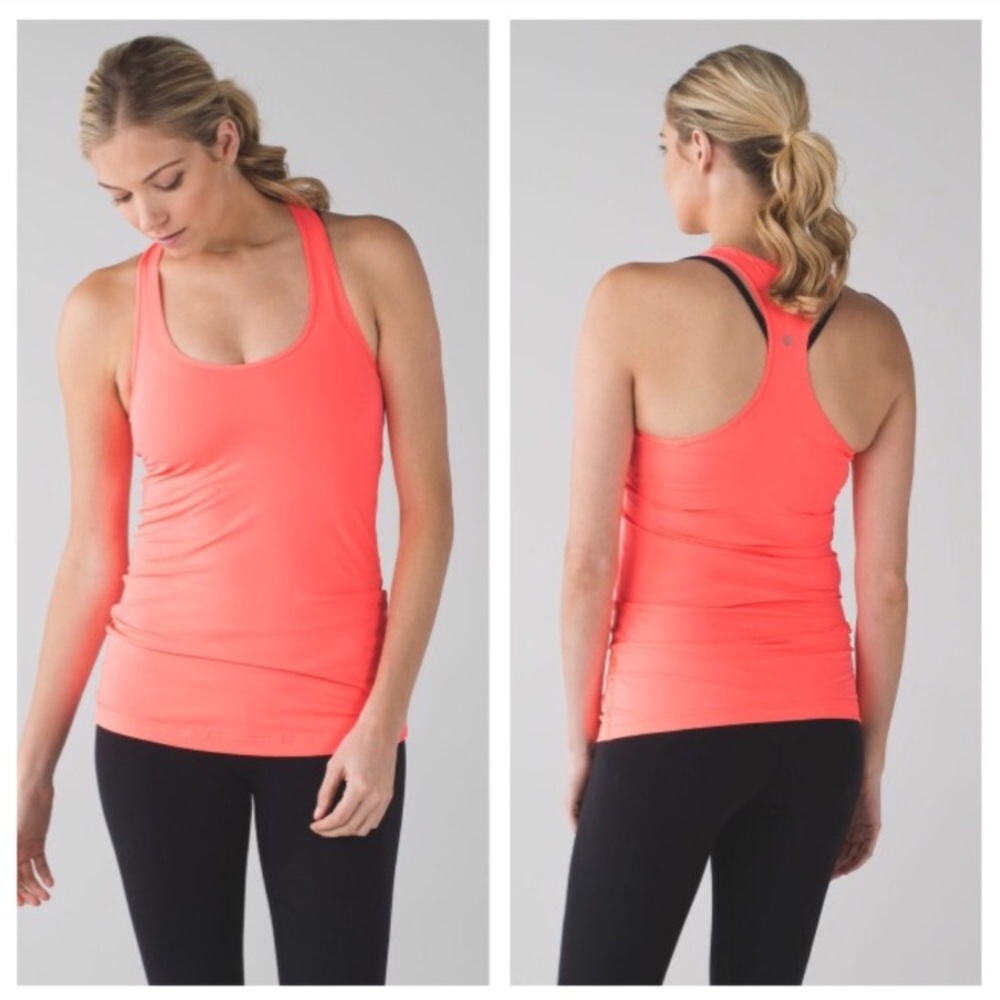 Lululemon Cool Racerback Tank - grapefruit