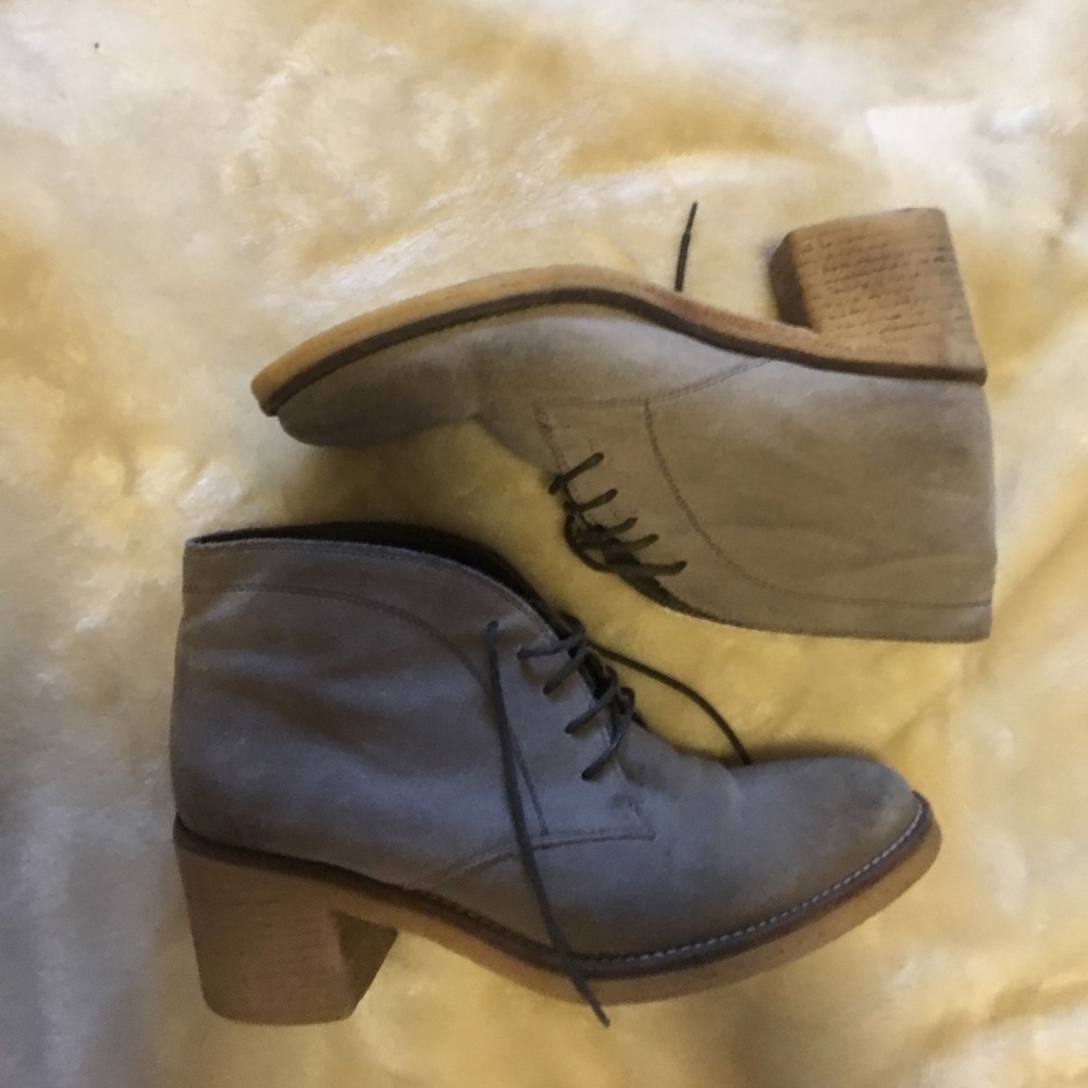 Taupe booties