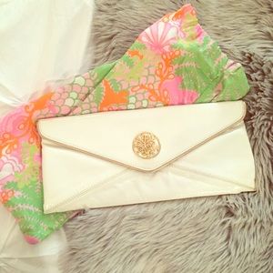 Lilly Pulitzer Leather Clutch