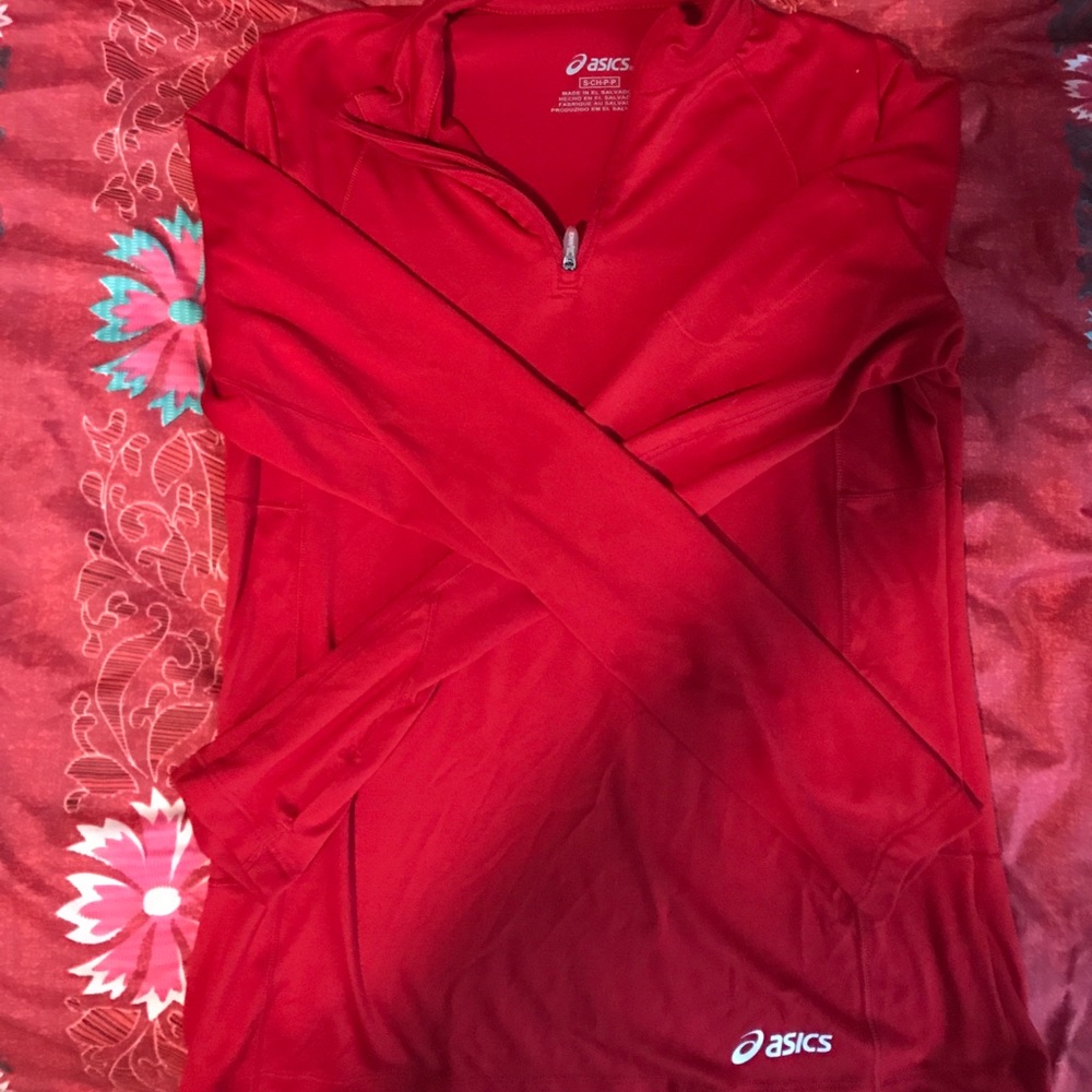Asics half zip