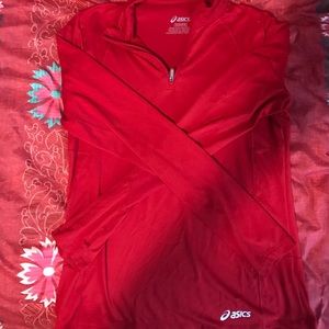 Asics half zip