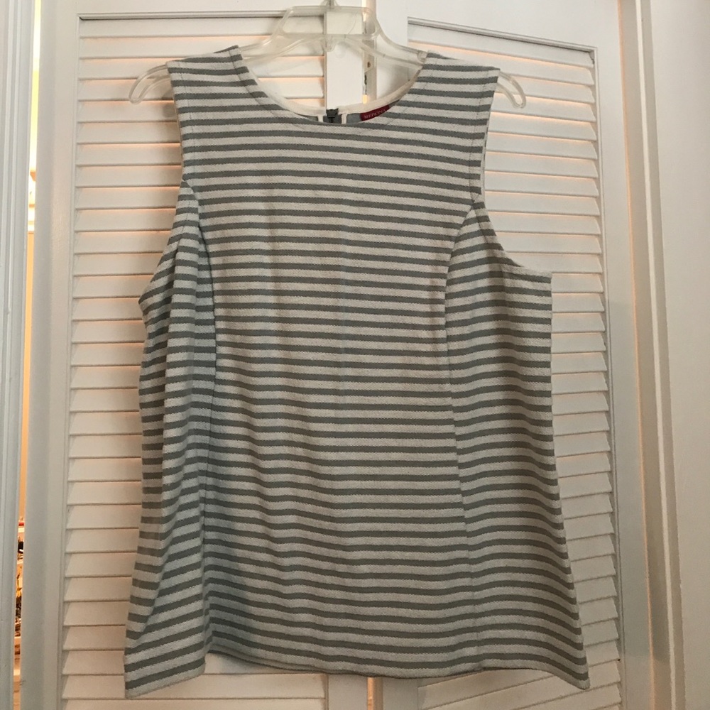 Merona Size Large Tank with zipper on back
