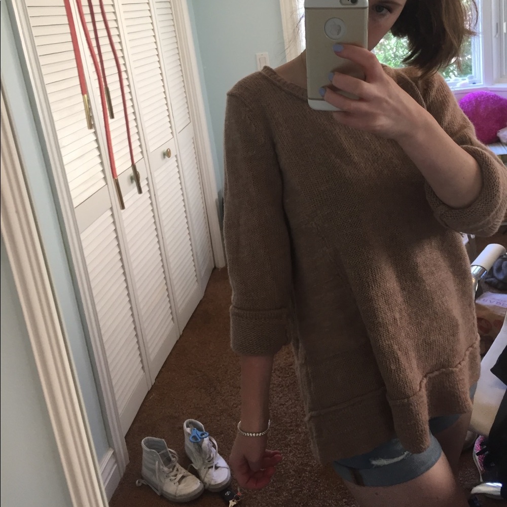 Oversized wool sweater