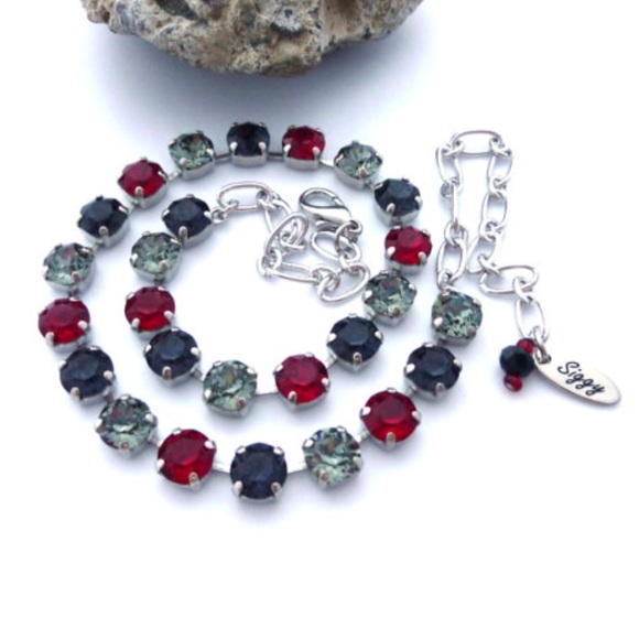 Prom Night 8mm Swarovski Crystal Necklace - Picture 3 of 6