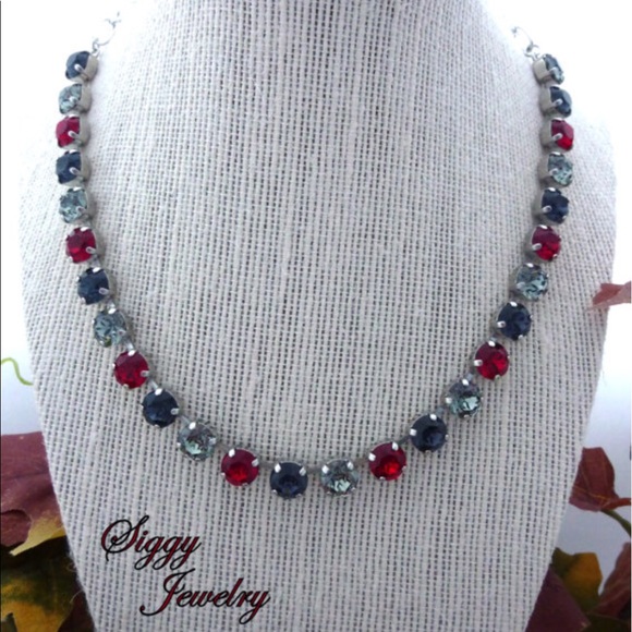 Prom Night 8mm Swarovski Crystal Necklace - Picture 5 of 6