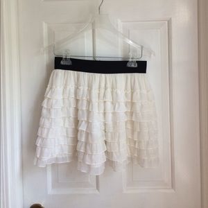 White Shimmer Skirt
