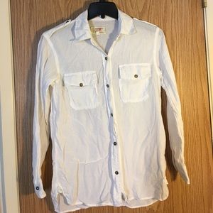Current/Elliott white perfect shirt