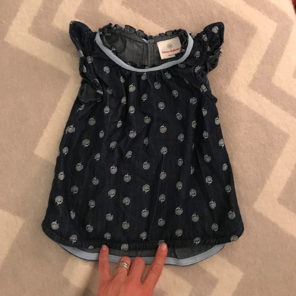 LIKE NEW Hanna Andersson chambray top
