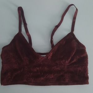 REDUCED Maroon Bralette