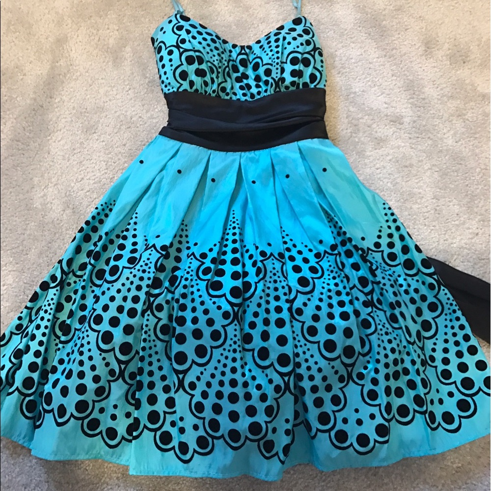Teal Cocktail Dress