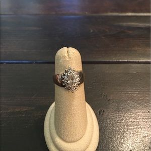 Gold and Rhinestone Ring