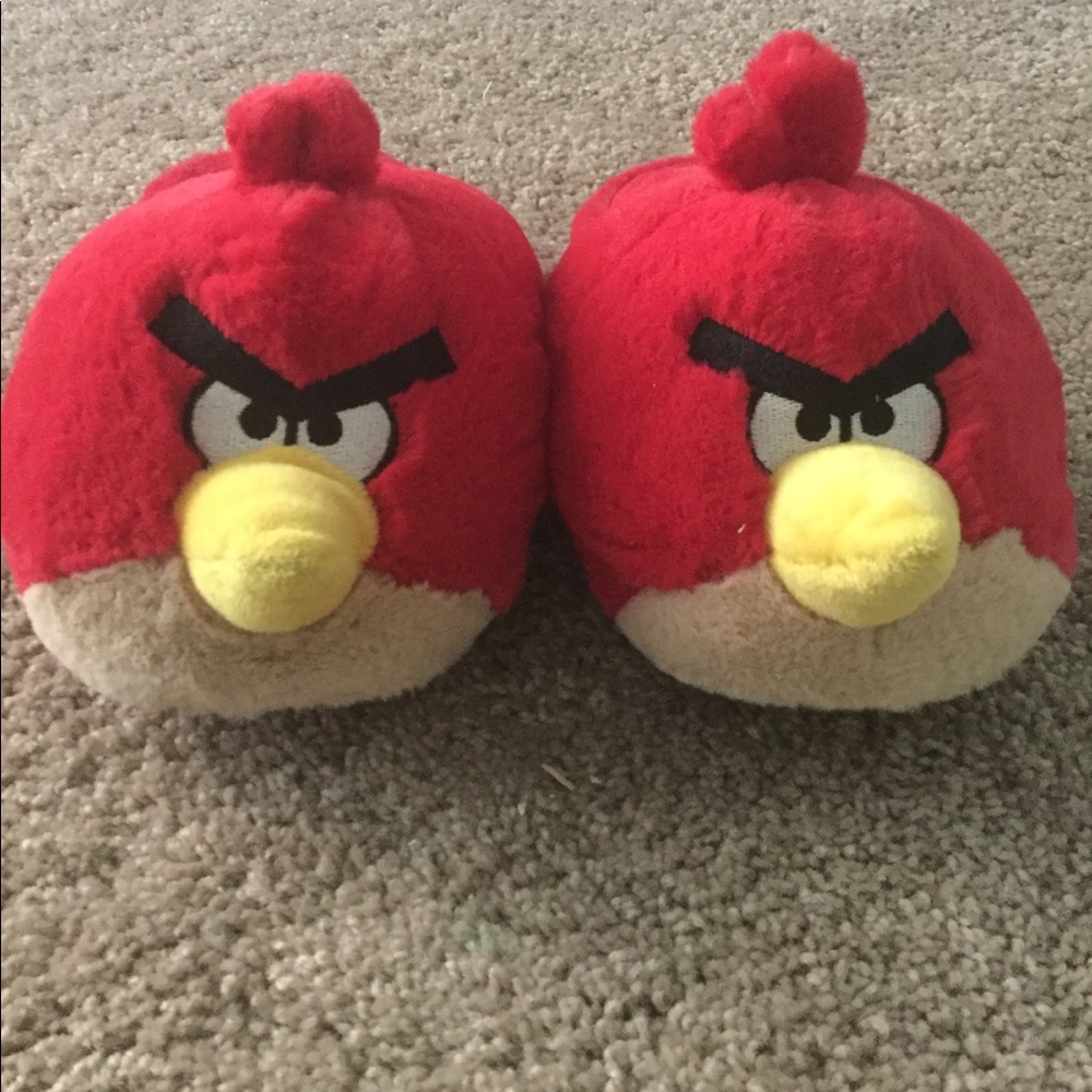 Angry bird slippers!