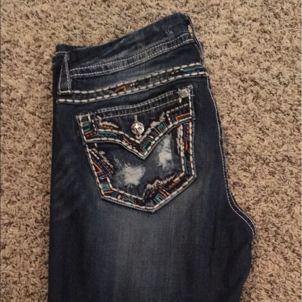Miss Me Relaxed Bootcut Jeans