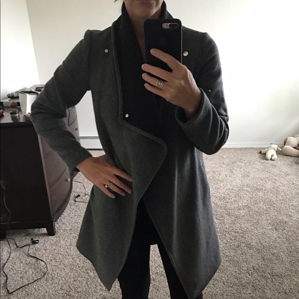 Wool trench coat