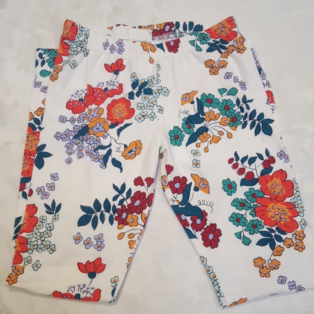 Cute Children's Floral Leggings