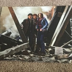 Two Harry Potter front and back posters