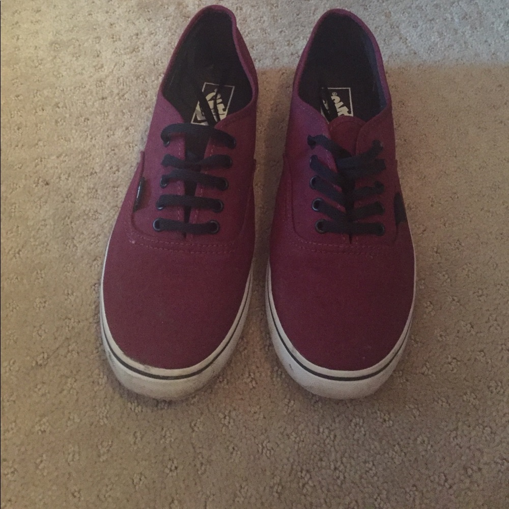 Maroon Vans
