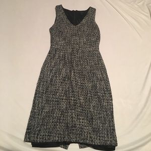 Black and white tweed Jcrew dress