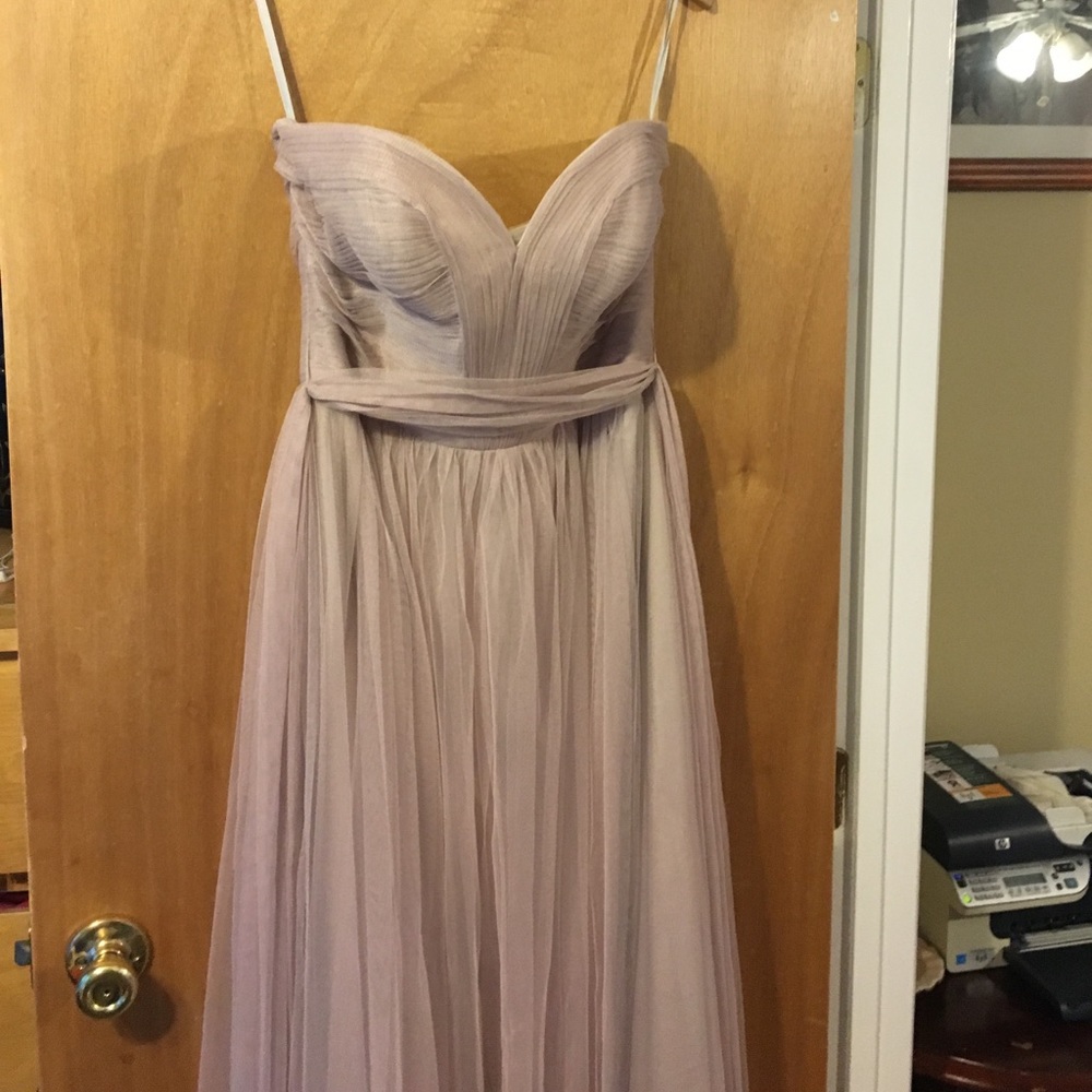 Blush bridesmaids dress