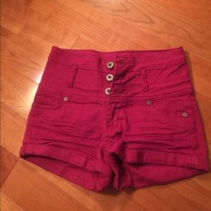 High waisted shorts