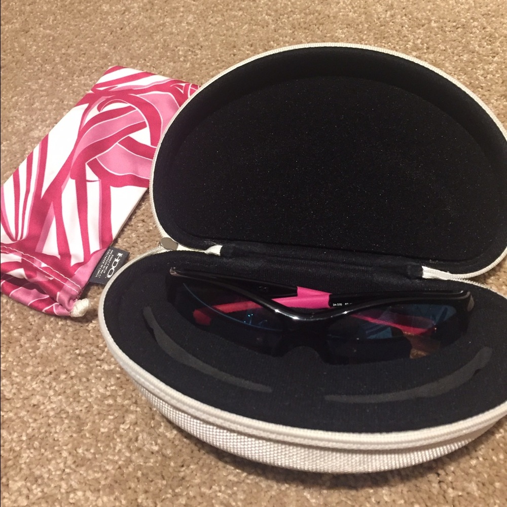 Oakley Black/Pink Sport Sunglasses